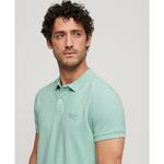 Поло Superdry Classic Pique, зеленый - фото 3