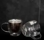 Стаканы двухсоставные "Freya Double" - 250 мл с ручкой и рельефным рисунком Almina - фото 4