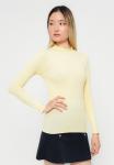Топ JDY HIGHNECK NOOS, Double Cream/Yellow - фото 4