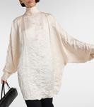 Атласный топ Bex Khaite, кремовый - фото 7