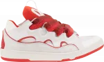 Кроссовки Lanvin Curb Sneaker White Red, белый - фото
