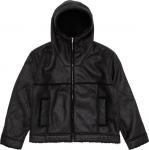 Куртка Supreme Faux Shearling Hooded Jacket 'Black', черный - фото