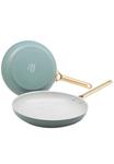 Набор сковородок GreenPan Padova Reserve, 26 и 30 см, голубой - фото