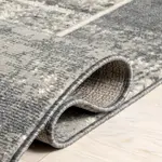 Коврик в винтажном стиле с границами Casiane nuLOOM, 152x244 см, коричневый - фото 13