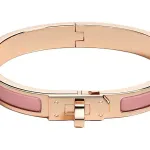 HERMES Эмалевые браслеты для женщин розовые - фото 6