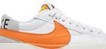 Кроссовки Nike Blazer Low '77 Jumbo 'White Alpha Orange', белый - фото 3