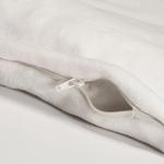 Комплект постельного белья Ikea Kranssalvia, 2 предмета, 150x200/50x80 см, белый - фото 4