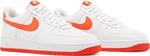 Кроссовки Nike Air Force 1 '07 'White Team Orange', белый - фото 9