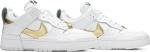 Кроссовки Nike Wmns Dunk Low Disrupt 'White Metallic Gold', белый - фото 9