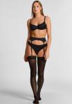 Носки Hunkemöller Over-the-knee socks, Black - фото