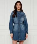 Джинсовое платье с поясом Joop! Jeans, синий - фото