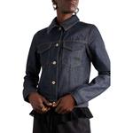 Джинсовая куртка женская синяя Loewe - фото 2