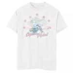 Футболка с потертым портретом и рисунком «Капитан Марвел» для мальчиков 8–20 лет Marvel - фото