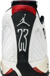 Кроссовки Air Jordan 14 Retro Black Toe 2006, белый - фото 7