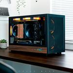 Корпус DeepCool CH160 Wood Grain Edition, Mini Tower, черный - фото 8