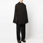 Свитер мужской черный Mm6 Maison Margiela, черный - фото 4