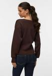 Кардиган Vero Moda VMLUCCA, Chocolate Torte/Brown - фото 3
