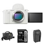 Беззеркальная камера Sony ZV-E1 Mirrorless Camera with Basic Bundle (White) - фото