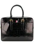 Сумка из кожи аллигатора Thom Browne, черный - фото