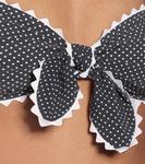 Коко топ бикини в горошек Karla Colletto, Grey-White - фото 4