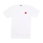 Футболка Comme des Garçons PLAY x Invader Heart Tee 'White', белый - фото 2