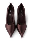 Атласные туфли Prada, красный - фото 4