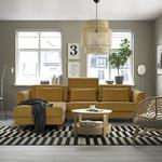 3-х местный диван с шезлонгом IKEA SLATORP, желтый - фото 2
