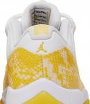 Кроссовки Wmns Air Jordan 11 Low Yellow Snakeskin, желтый - фото 7