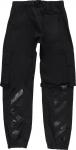 Брюки Off-White Diag Tab Cotton Cargo Pant 'Black', черный - фото 3