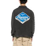 Свитшот с принтом логотипа REPRESENT, темно-серый - фото 5