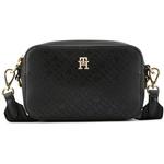 Tommy Hilfiger Монограмма наплечная сумка, Black BDS - фото