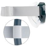 Маска для снорклинга детская поликарбонатная дисковая SNK 500 серая SUBEA, жемчужно-серый / светло-пепельно-серый - фото 7