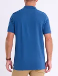 Футболка поло U.S. Polo Assn Solid Pique Small Logo, синий - фото 3
