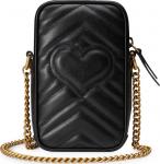 Сумка Gucci GG Marmont Mini Bag Black, черный - фото 3