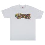 Футболка Supreme Paint Logo Tee 'White', белый - фото