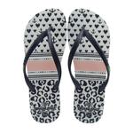 Женские бразильские пляжные шлепанцы черного цвета на резиновой подошве BRASILERAS, черный черный - фото 3