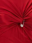Платье с булавками VERSACE, красный - фото 4