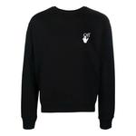 Толстовка men's fw21 arrow pattern loose fit black Off-White, черный - фото