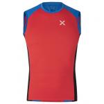 Футболка Montura CROSSOVER CANOTTA Sky Blue/Power Red - фото