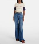 Вышитые шлепанцы Soleil Chloé, Terracotta Red - фото 3