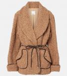 Куртка из искусственного меха Kimia Simkhai, кэмел - фото
