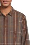 Мужская фланелевая рубашка Los Feliz Prana, Mocha - фото 4
