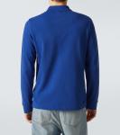 Хлопковый свитер-поло Valentino, Blu - фото 4