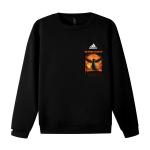 Adidas Толстовка LABEL унисекс, черная - фото