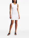 Платье мини в рубчик Karl Lagerfeld Jeans, белый - фото 3
