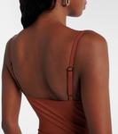 Мини-платье с ажурными вырезами Pierced Orbit Christopher Esber, Coconut Shell - фото 6