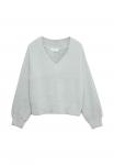 Пижамный топ Marks & Spencer V-NECK, Grey - фото