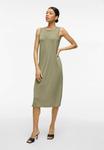 Платье VILA VIMODALA O NECK MIDI, Oil Green/Green - фото
