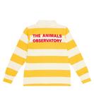 Рубашка поло в полоску с угрем The Animals Observatory, разноцветный - фото 3