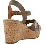 Сандалии Clarks модель 26171441c цвет зеленый - фото 3